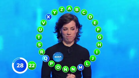 “Me tentaba”: Rosa se planta con 22 aciertos en El Rosco sin saber si serán suficientes “Me tentaba”: Rosa se planta con 22 aciertos en El Rosco sin saber si serán suficientes