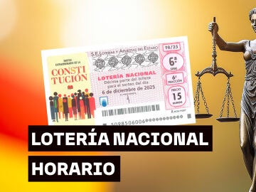 Horario del sorteo extraordinario del Día de la Constitución de la Lotería Nacional Horario del sorteo extraordinario del Día de la Constitución de la Lotería Nacional