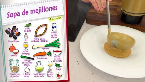 Ingredientes Sopa de mejillones