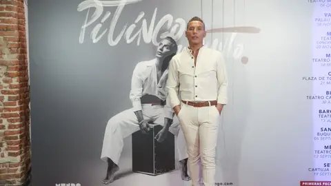 Pitingo presentando su gira Pitingo presentando su gira