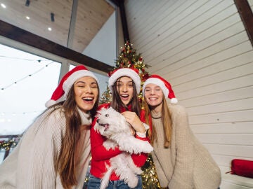 Amigas en Navidad