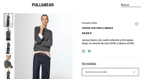 Jersey con lana y alpaca Jersey con lana y alpaca