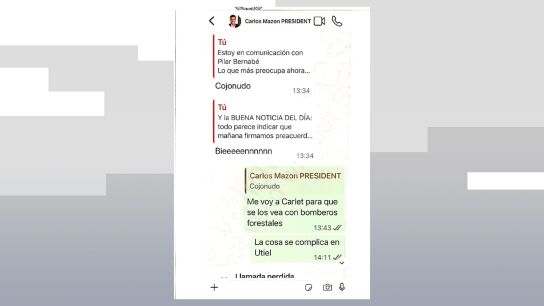 Mensajes entre Pradas y Maz&oacute;n