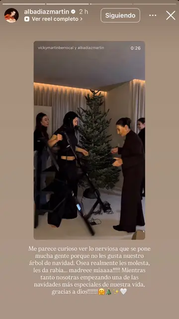 Story de Alba Díaz Story de Alba Díaz