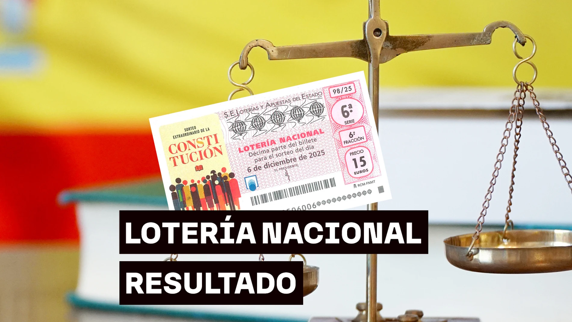 Comprobar resultados del sorteo extraordinario del Día de la Constitución de la Lotería Nacional Comprobar resultados del sorteo extraordinario del Día de la Constitución de la Lotería Nacional