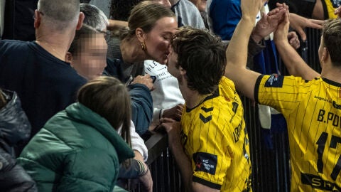 Pablo Urdangarin y Johana Zott tras un partido