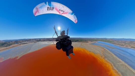 Nico Aubert y su vuelo sobre Andaluc&iacute;a