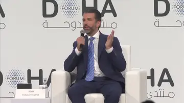 Trump Jr. insinúa que su padre podría "desentenderse de Ucrania" y carga contra la Unión Europea Trump Jr. insinúa que su padre podría "desentenderse de Ucrania" y carga contra la Unión Europea