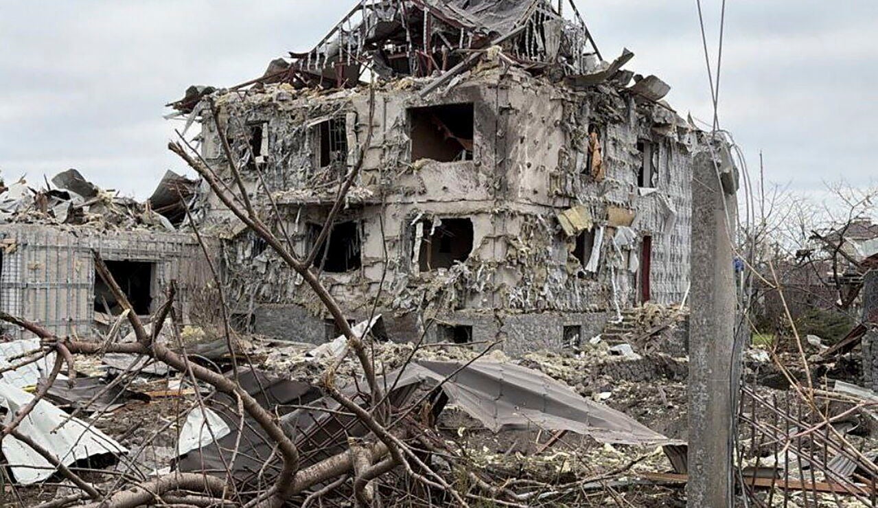 Imagen de un edificio en Ucrania