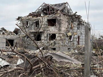Imagen de un edificio en Ucrania