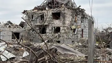 Imagen de un edificio en Ucrania Imagen de un edificio en Ucrania