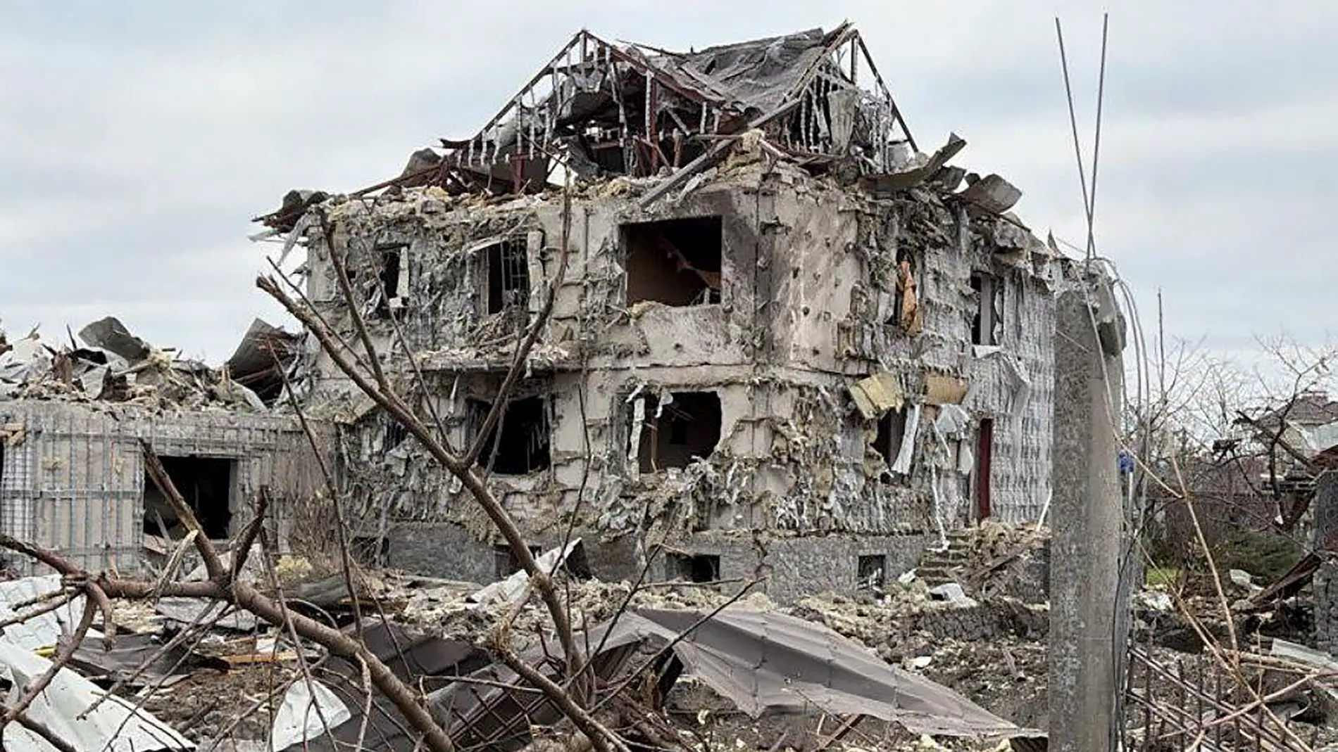 Imagen de un edificio en Ucrania Imagen de un edificio en Ucrania
