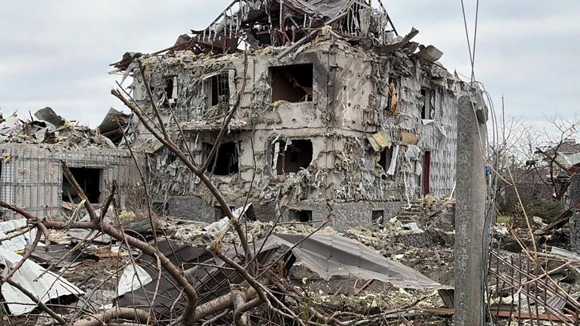 Imagen de un edificio en Ucrania Imagen de un edificio en Ucrania
