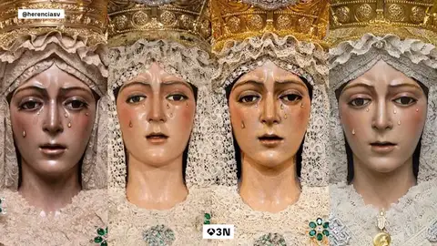 La restauración de la Macarena Largas colas para ver a la Macarena tras 118 días de polémica restauración: "Ha recuperado la mirada"