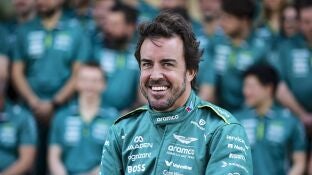 Fernando Alonso antes del GP de Abu Dabi 2025
