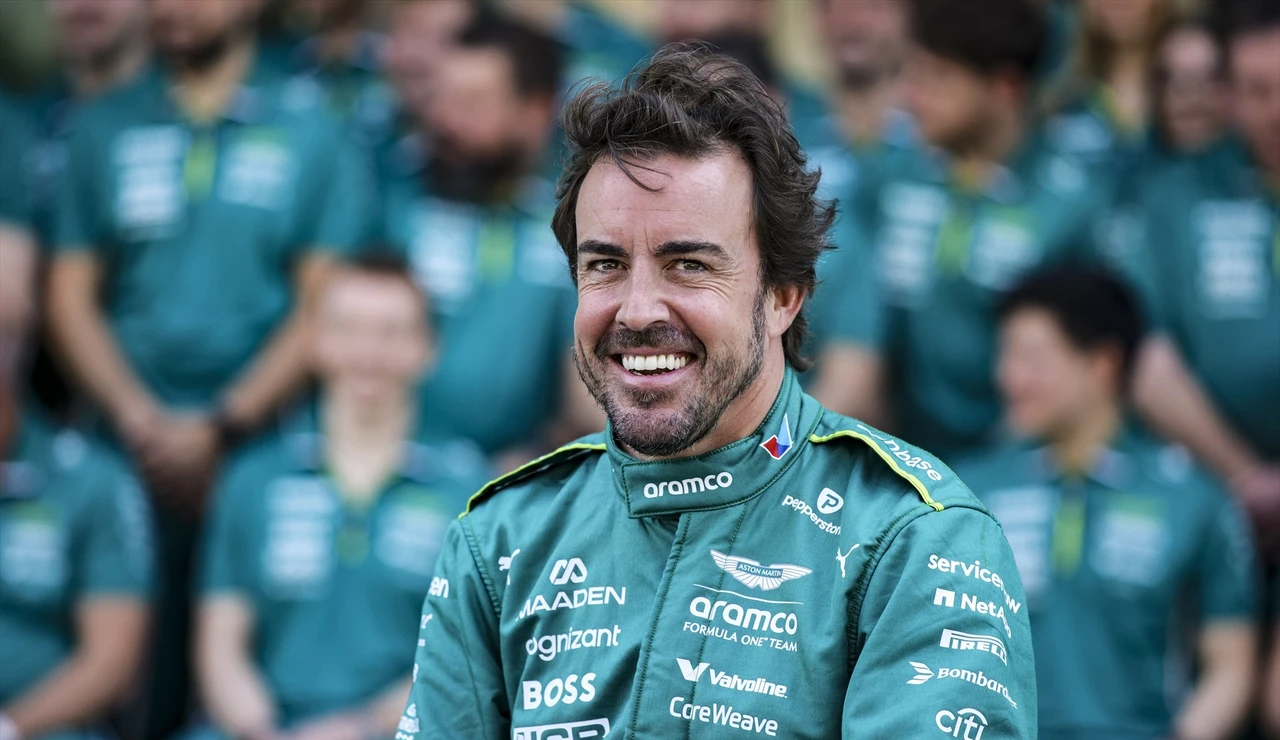 Fernando Alonso antes del GP de Abu Dabi 2025