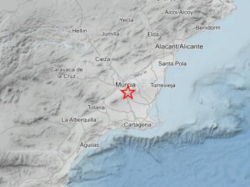 Un terremoto de magnitud 2,6 sacude Murcia sin causar daños