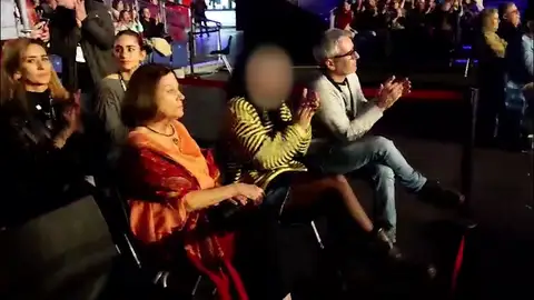 Natalia Figueroa en el concierto de Raphael Natalia Figueroa en el concierto de Raphael