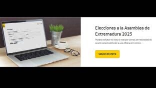 Voto por correo en las elecciones de Extremadura 2025
