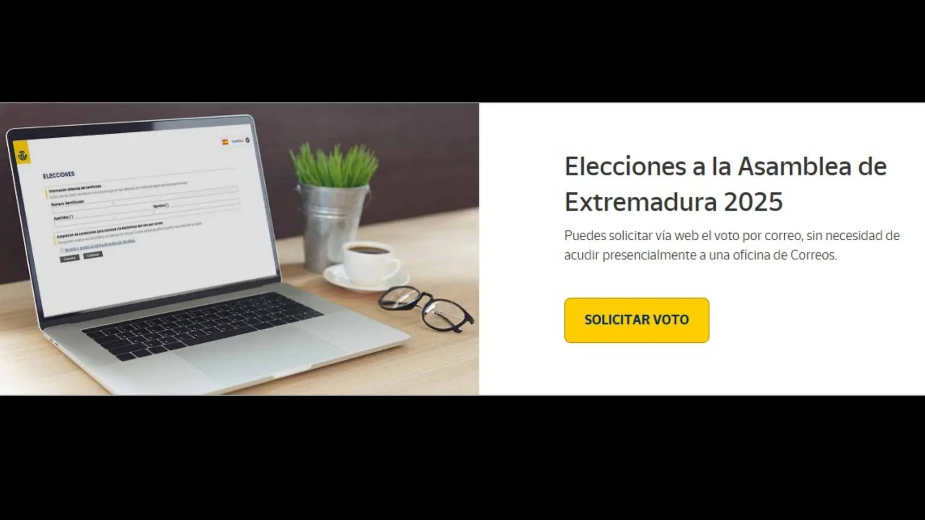 Voto por correo en las elecciones de Extremadura 2025 Voto por correo en las elecciones de Extremadura 2025