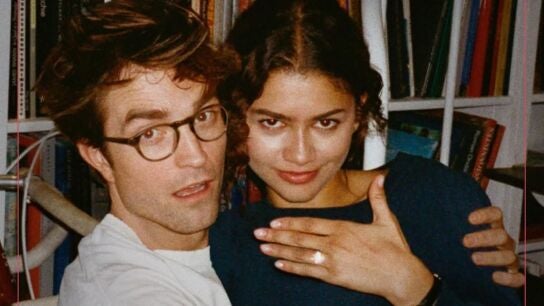 Robert Pattinson y Zendaya en The Drama