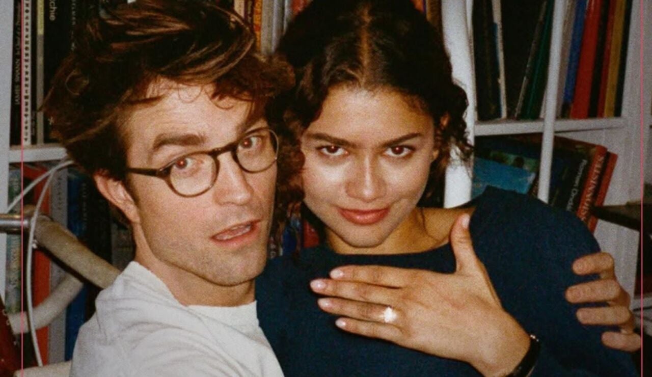 Robert Pattinson y Zendaya en The Drama