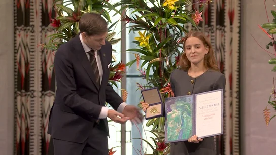 La hija de María Corina Machado recoge el premio Nobel de su madre en la ceremonia La hija de María Corina Machado recoge el premio Nobel de su madre en la ceremonia