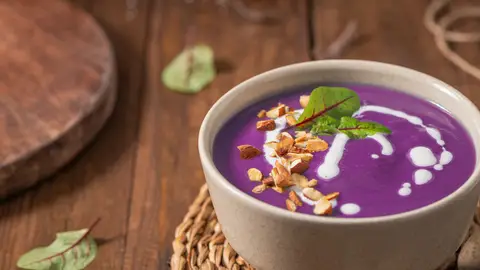 Crema de col lombarda Crema de col lombarda