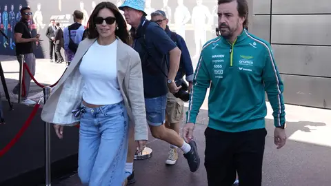 Melissa Jiménez y Fernando Alonso Melissa Jiménez y Fernando Alonso