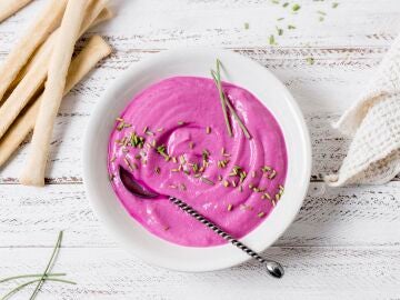 Crema de col lombarda