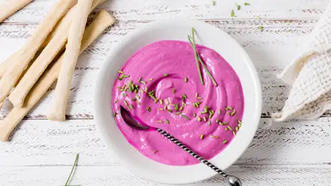 Crema de col lombarda Crema de col lombarda