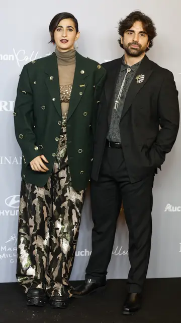 Alba Flores, junto a su primo Guillermo Furiase Alba Flores, junto a su primo Guillermo Furiase