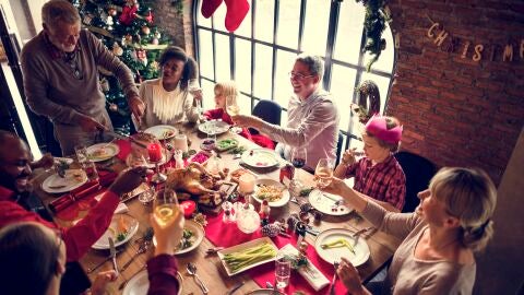 Comida de Navidad en familia