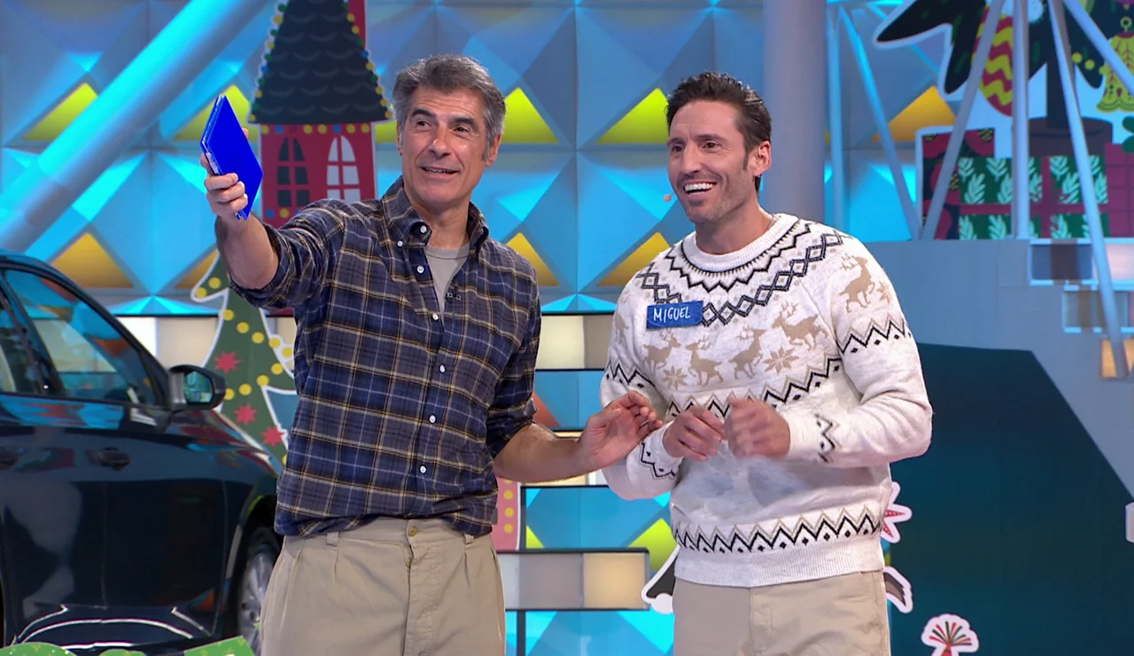 Miguel gana 4.615 euros en La ruleta de la suerte