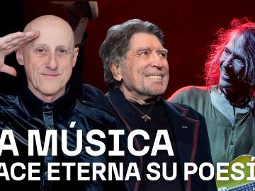 Imagen de Jorge Martínez, Joaquín Sabina y Robe Iniesta