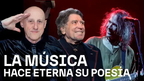 Imagen de Jorge Martínez, Joaquín Sabina y Robe Iniesta Imagen de Jorge Martínez, Joaquín Sabina y Robe Iniesta