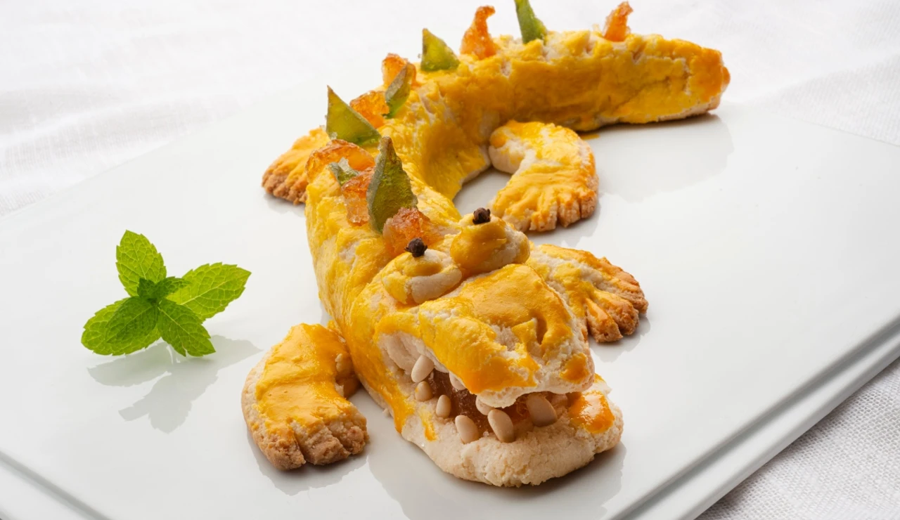 Receta facilísima de cocodrilo de mazapán de Karlos Arguiñano: ¡disfruta con los niños en la cocina!