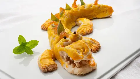 Receta facilísima de cocodrilo de mazapán de Karlos Arguiñano: ¡disfruta con los niños en la cocina! Receta facilísima de cocodrilo de mazapán de Karlos Arguiñano: ¡disfruta con los niños en la cocina!