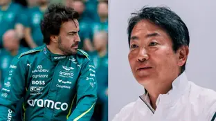 Fernando Alonso y Koji Watanabe Fernando Alonso y Koji Watanabe