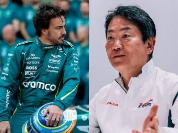 Fernando Alonso y Koji Watanabe