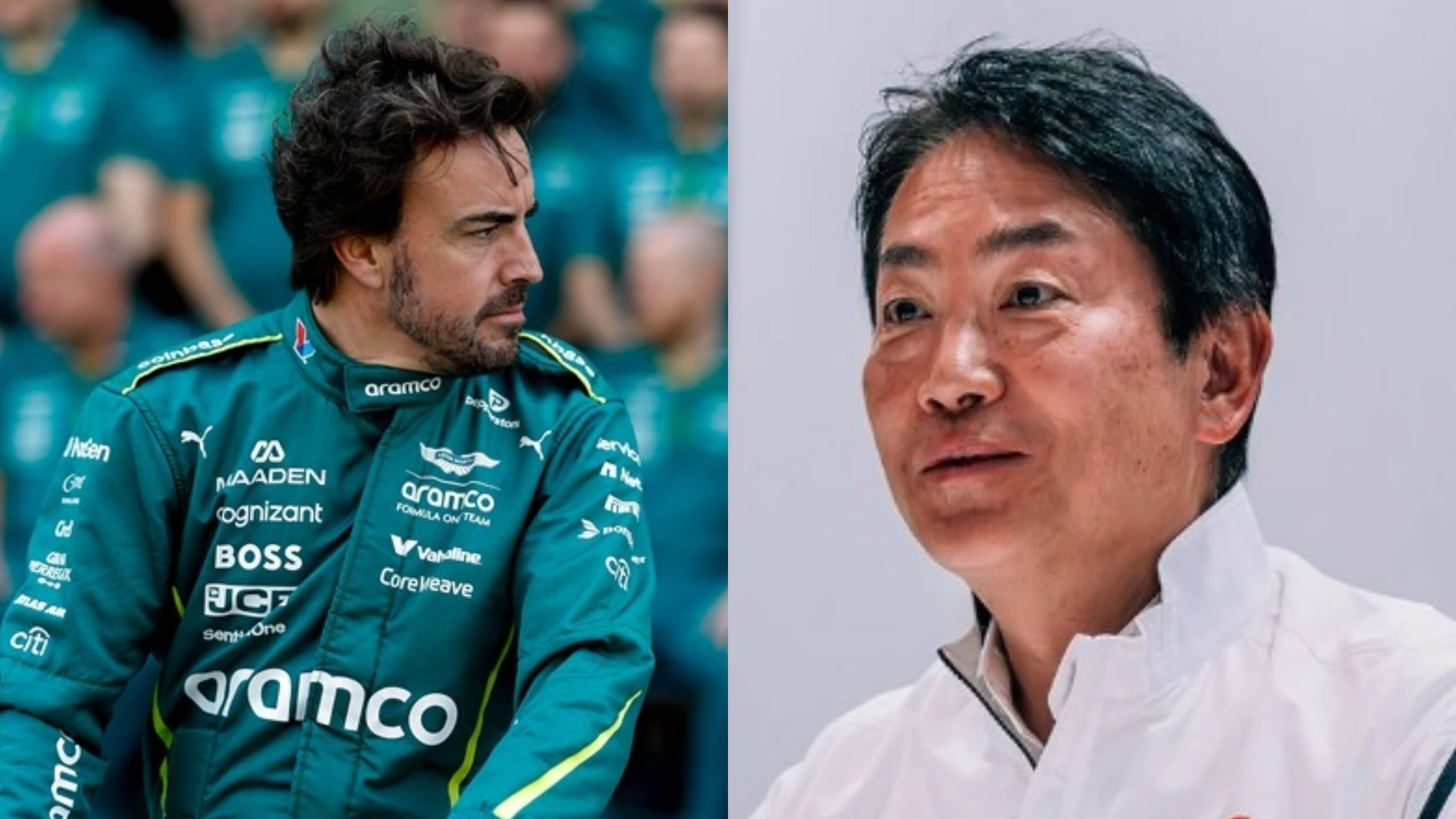 Fernando Alonso y Koji Watanabe Fernando Alonso y Koji Watanabe