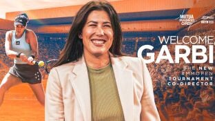 Garbi&ntilde;e Muguruza, nueva codirectora del Mutua Madrid Open