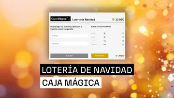 Caja Mágica de la Lotería de Navidad Caja Mágica de la Lotería de Navidad