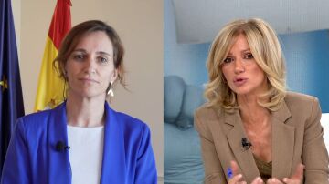 Mónica García en Espejo Público. Mónica García en Espejo Público.