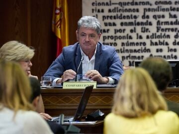 Antxon Alonso, durante una comparecencia en el Senado por el caso Koldo