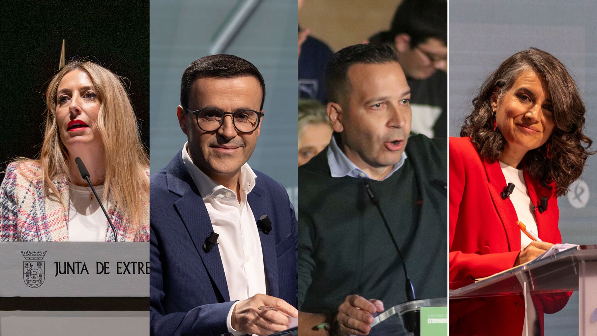 Los candidatos de las elecciones de Extremadura