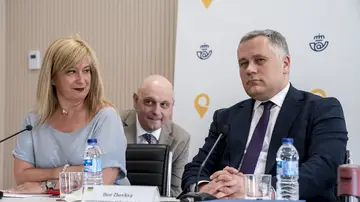 Leire Díez en Correos Leire Díez en Correos