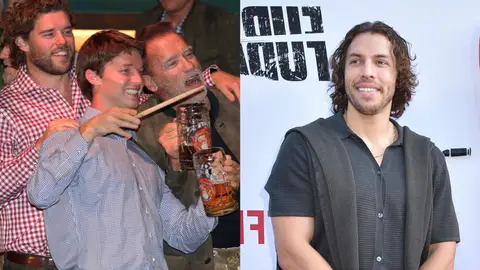 Arnold Schwarzenegger hijos Patrick, Christopher y Joseph Baena Arnold Schwarzenegger hijos Patrick, Christopher y Joseph Baena