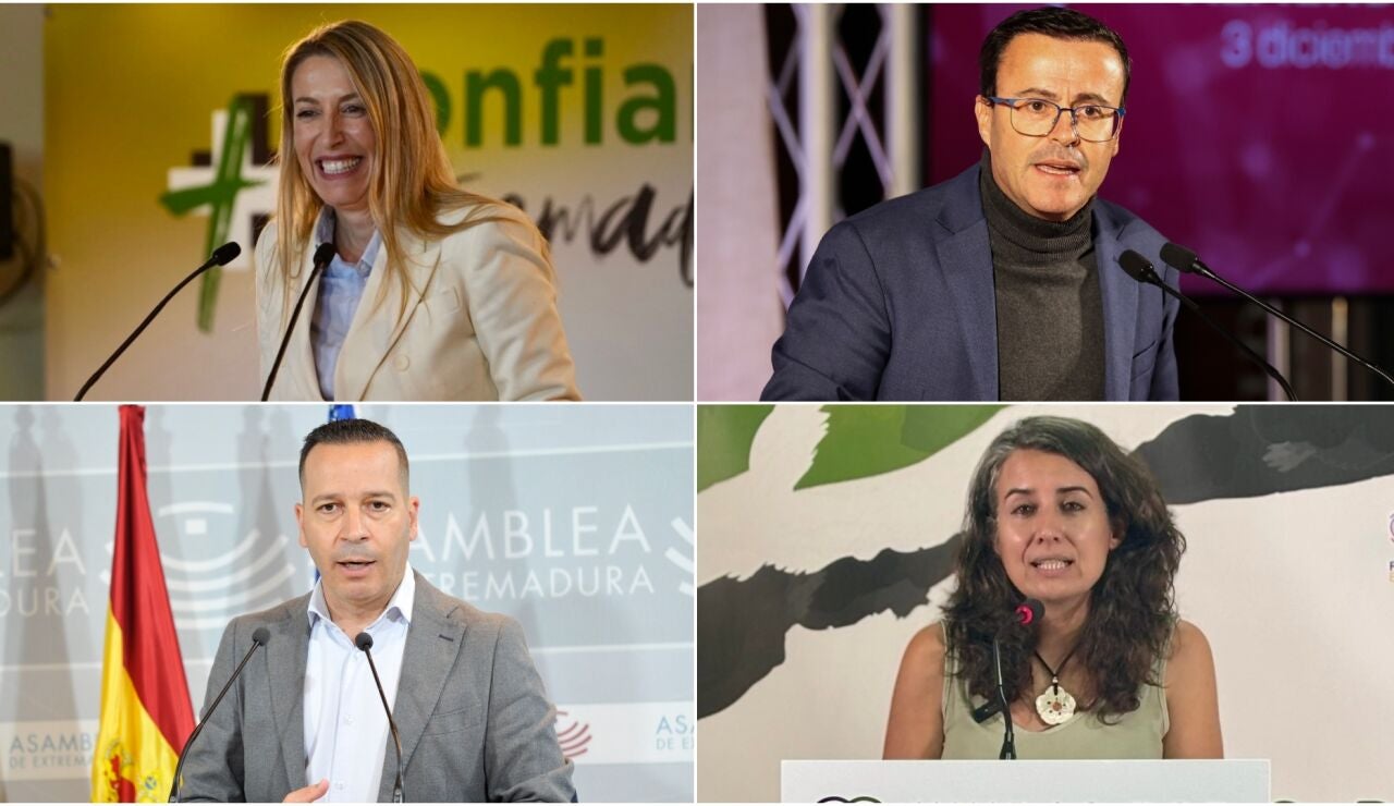 Candidatos de las elecciones de Extremadura 2025