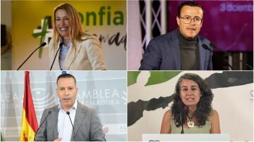 Candidatos de las elecciones de Extremadura 2025